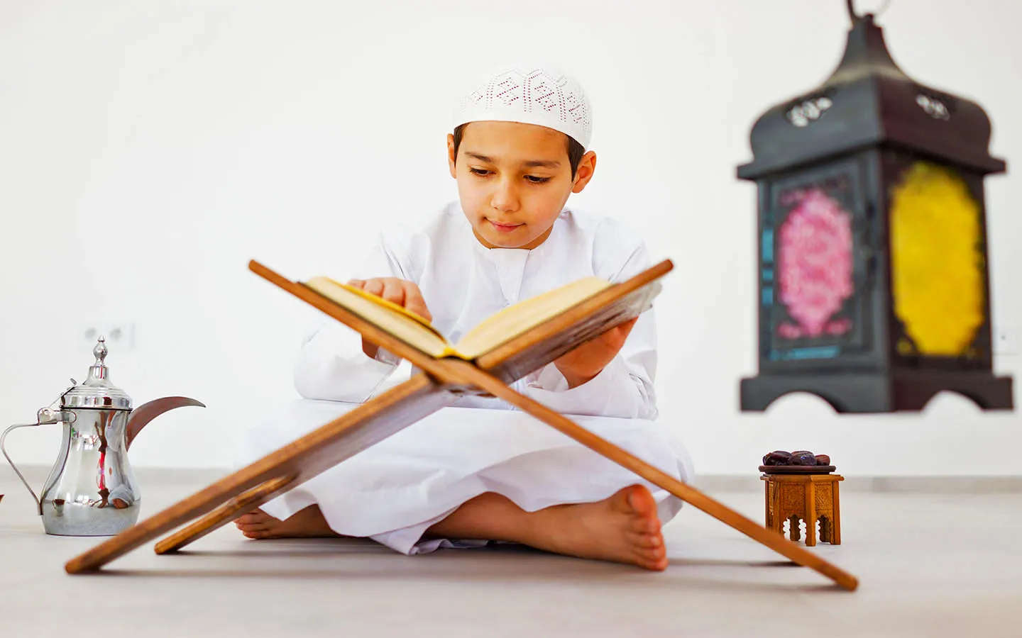 01 young muslim reciting quran