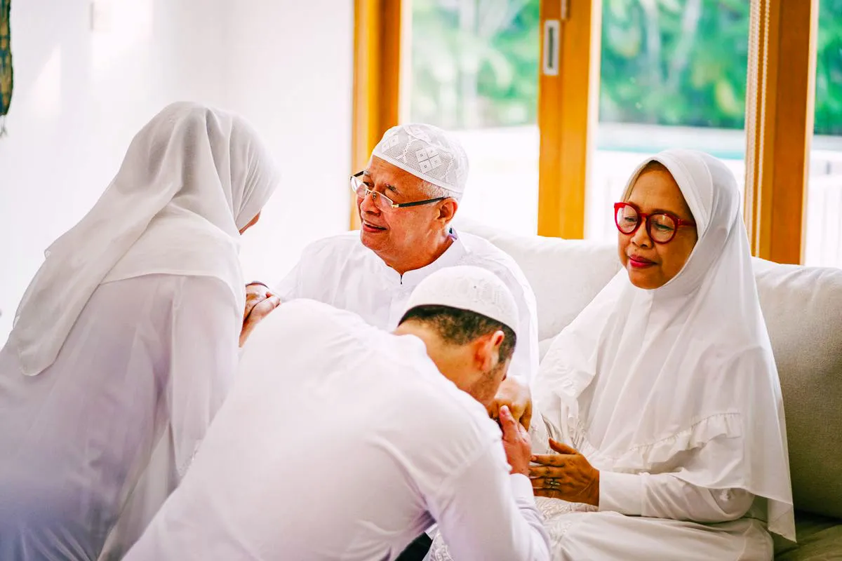 ilustrasi akhlak yang baik