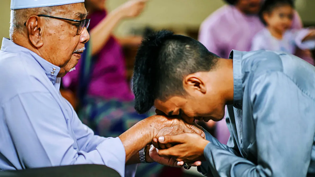 ilustrasi akhlak yang baik