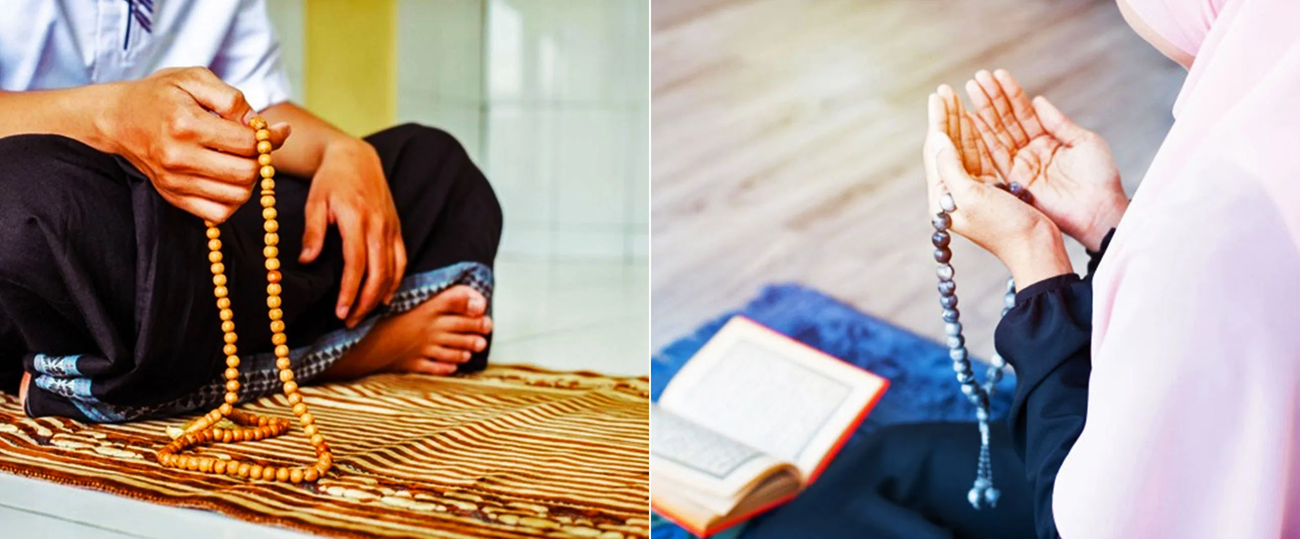 ilustrasi orang berdzikir