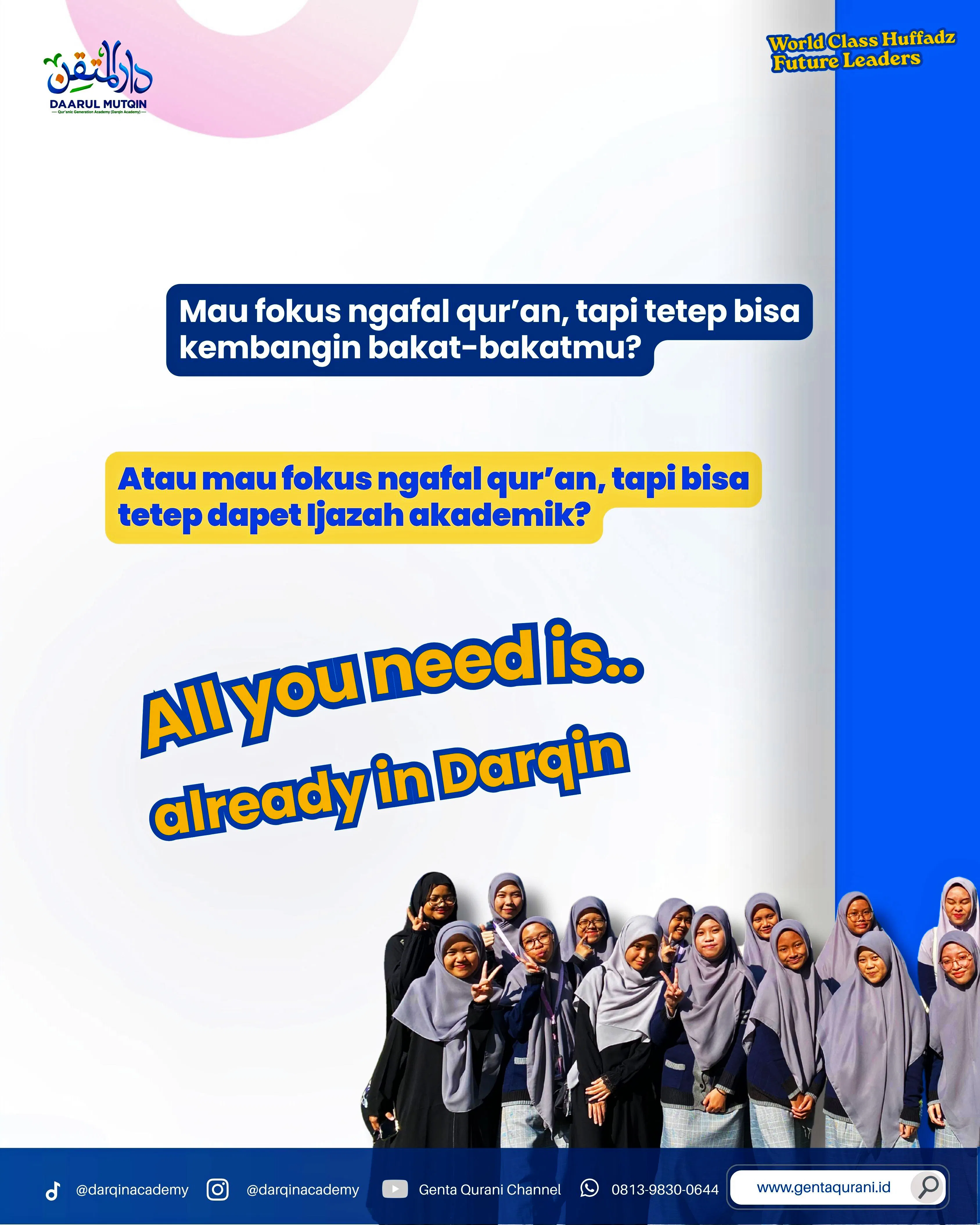 Pesantren Tahfidz SMP/SMA