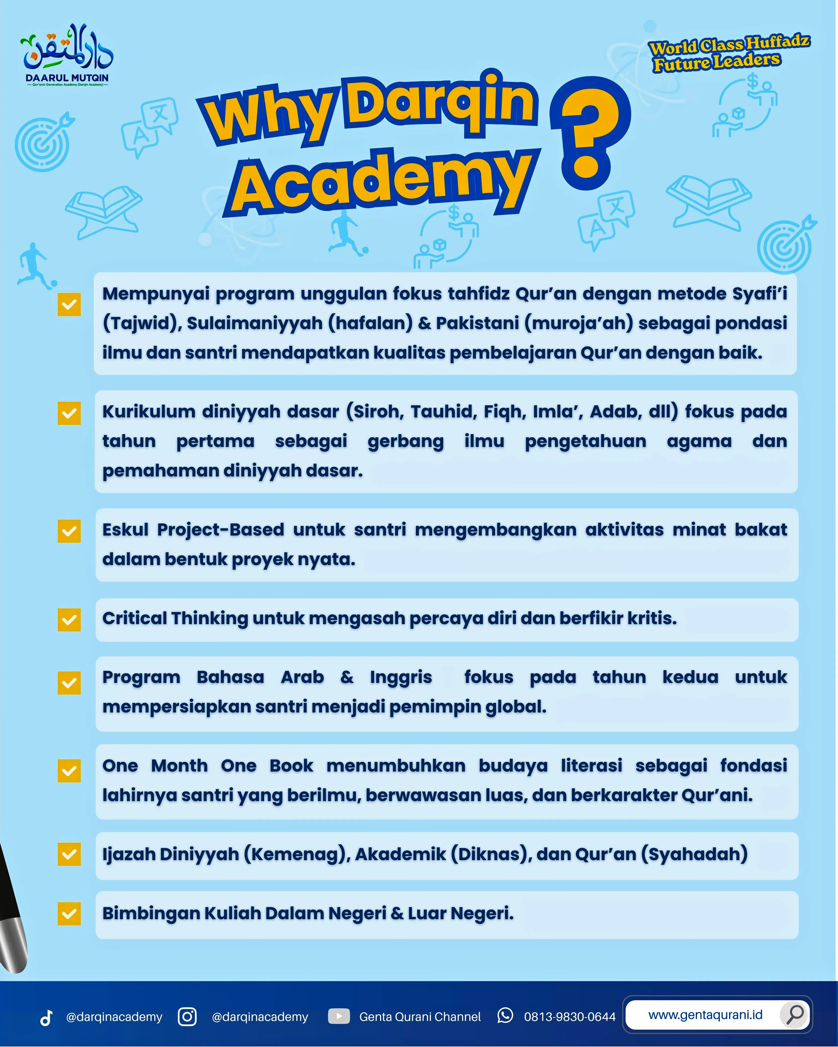 Flyer Pendaftaran Santri Baru