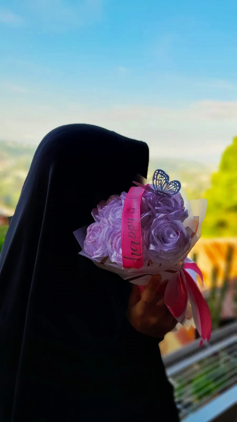 dari hobi menjadi karya buket bunga santri alumni darqin 06