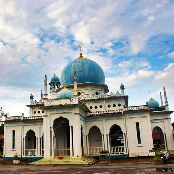 Masjid di Betong, Yala, Thailand Selatan.