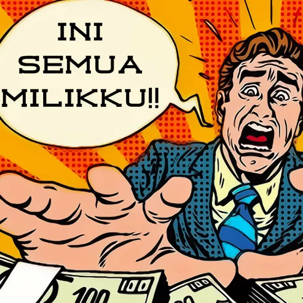 Ilustrasi Orang Tamak