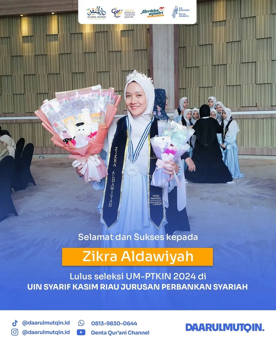 Santri Putri Daarul Mutqin: Zikra Aldawiyah