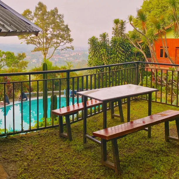 Pemandangan Alam Di Asrama Santri Pesantren