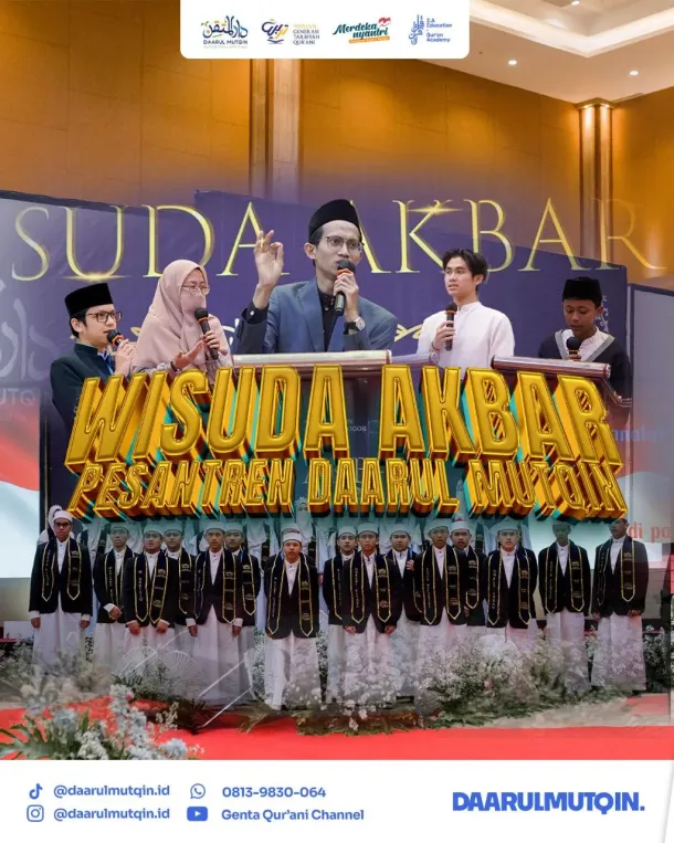 Wisuda Santri Pesantren Daarul Mutqin