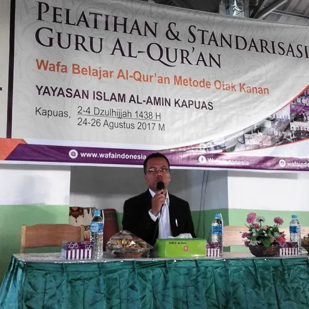 Pelatihan dan Standarisasi Guru Al-Qur'an Metode Wafa. Sumber: kapuas.info